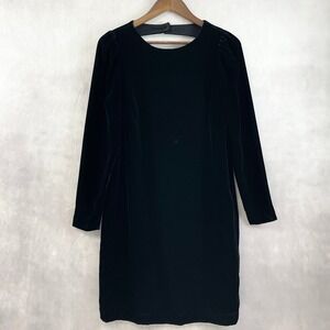 Boden‎ Womens Velvet Dress US 4 Cut Out Shift Party Cocktail Glam Holiday LBD